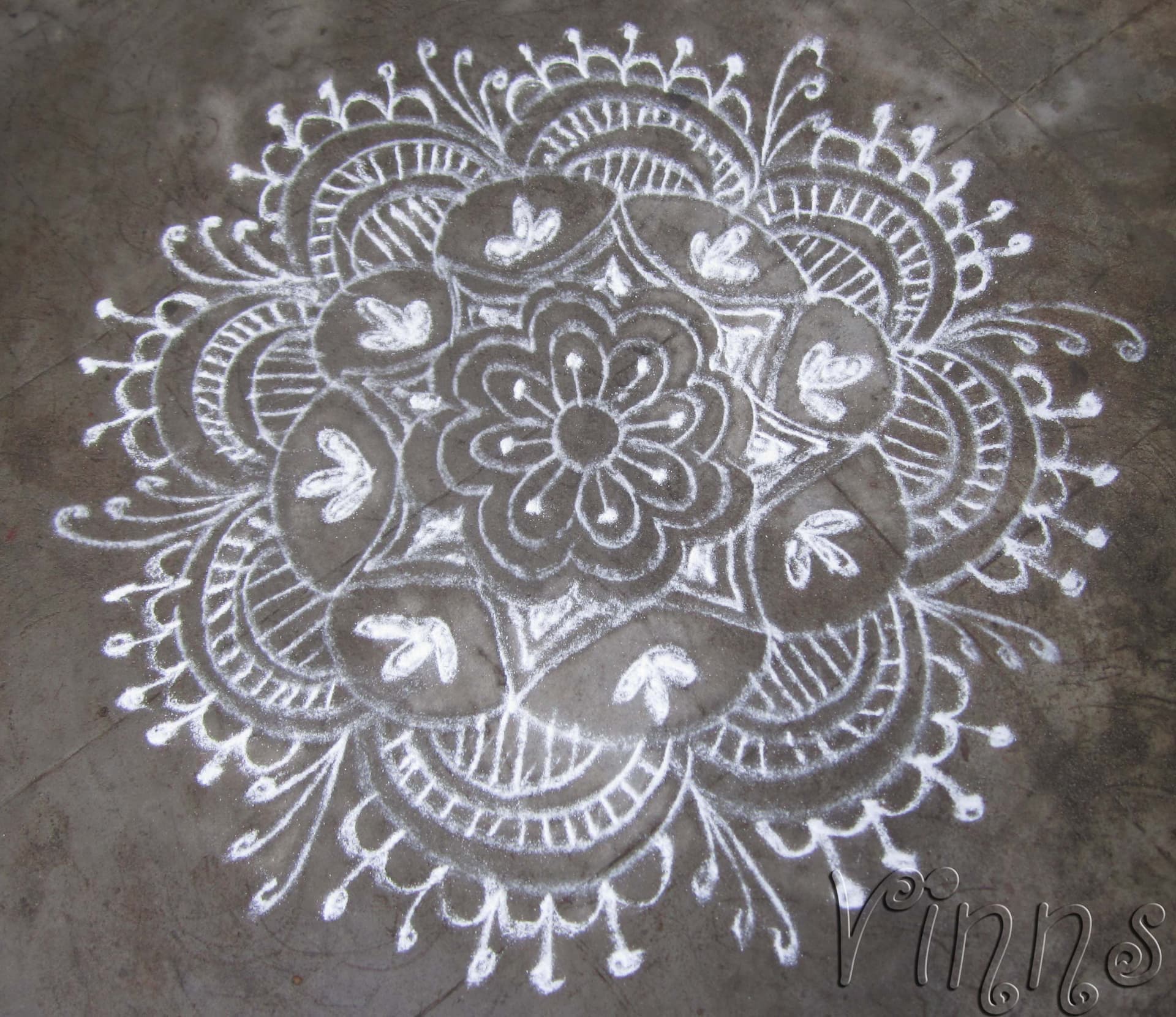 Freehand Rangoli