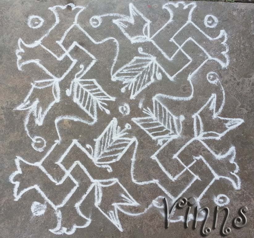 Swastik Kolam