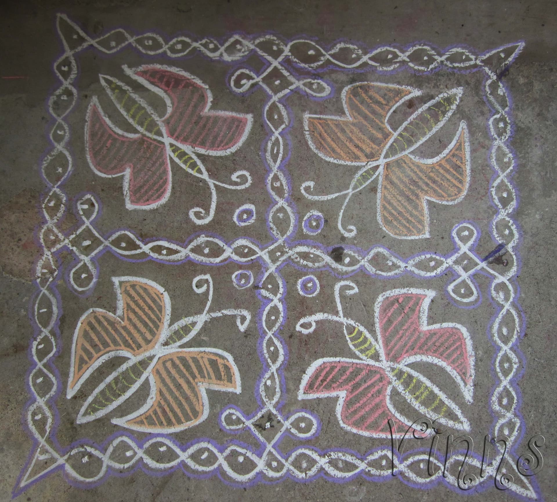 Butterfly Kolam -1