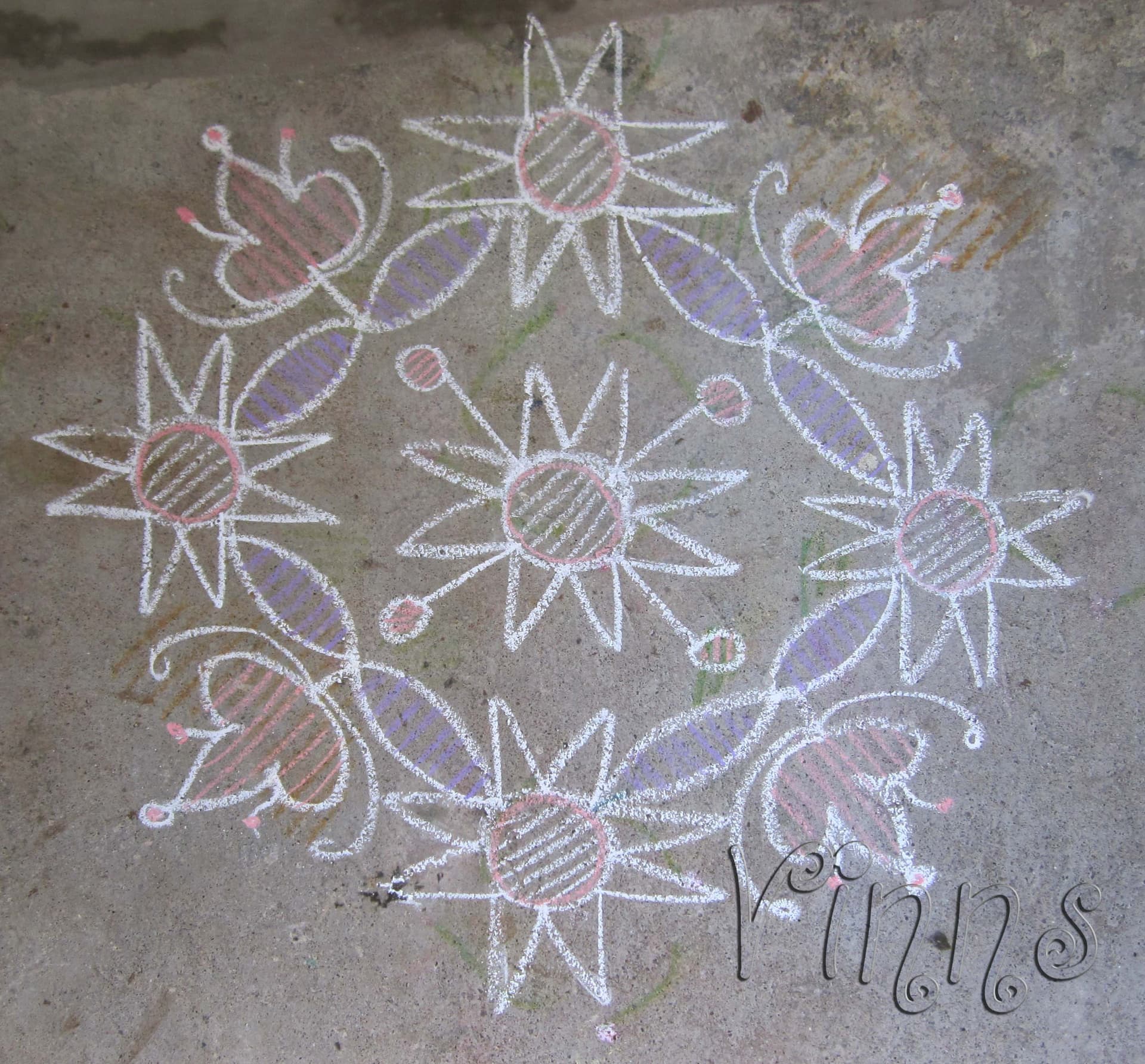 Star Design Kolam