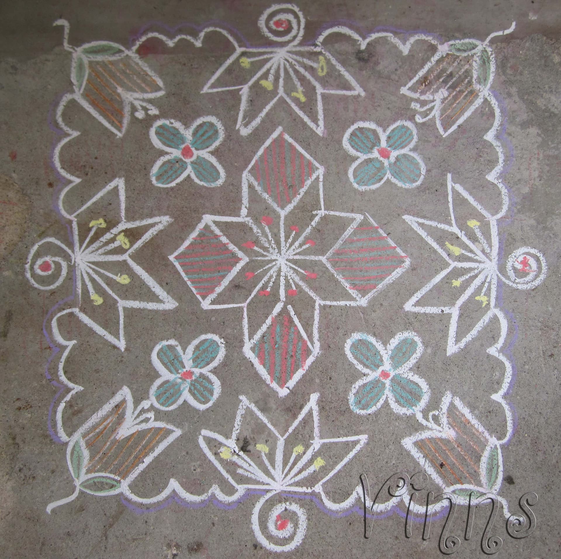 Flower Kolam