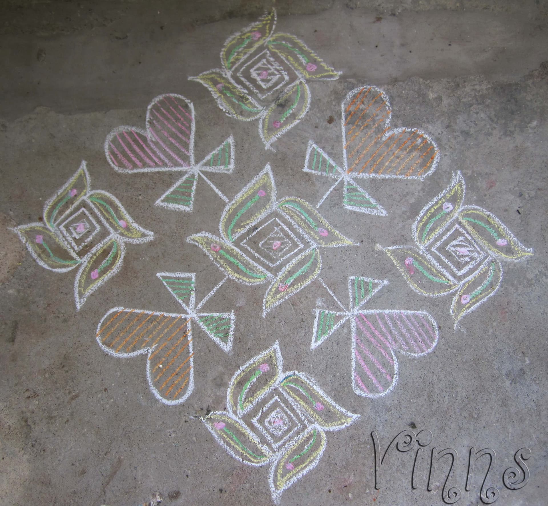 Heart Kolam