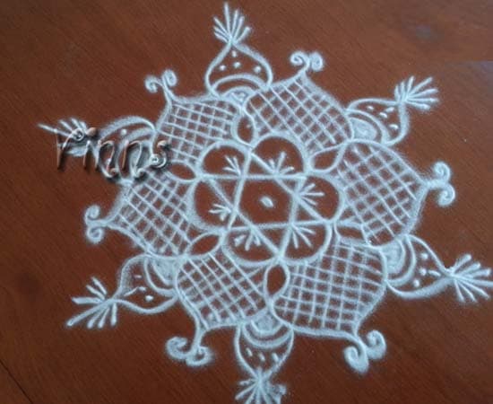 Small Star Rangoli