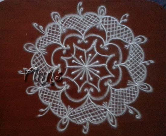 Small Flower Rangoli