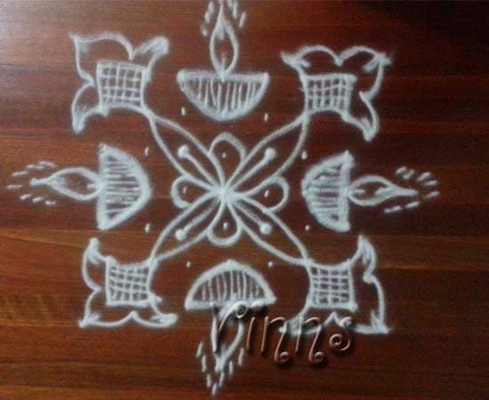 Diya Kolam