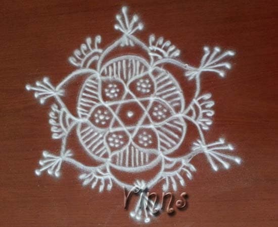 Small Star Kolam