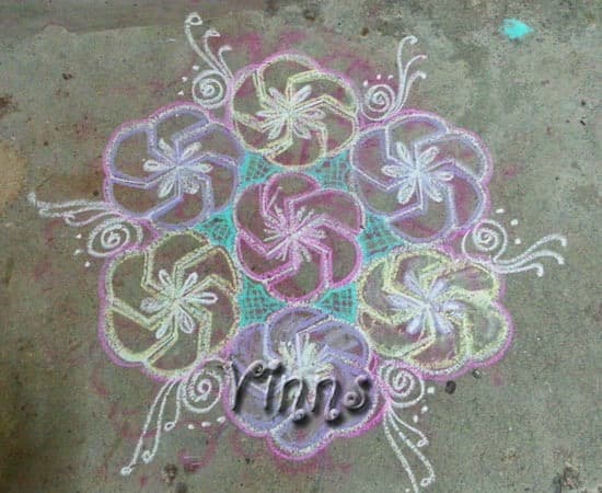 Flower Kolam -8