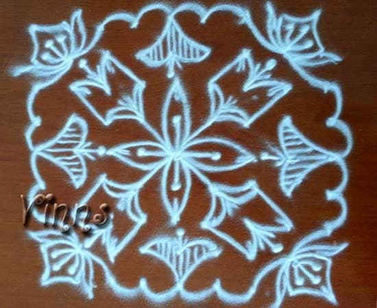 Flower Kolam-10