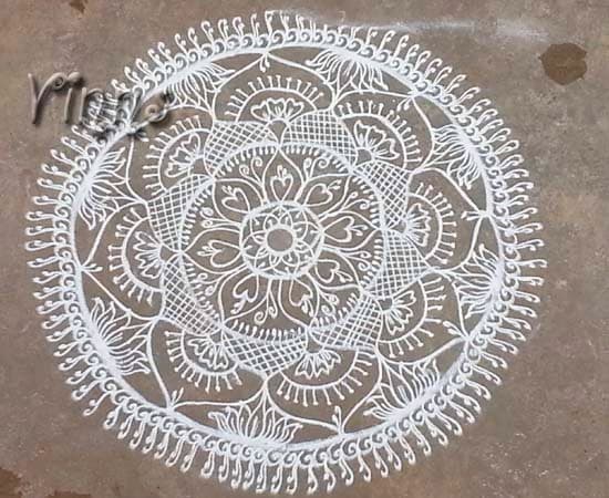Freehand Rangoli-4