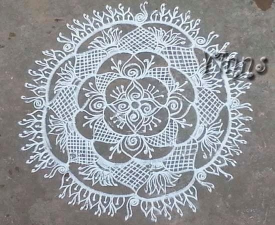 Freehand Rangoli
