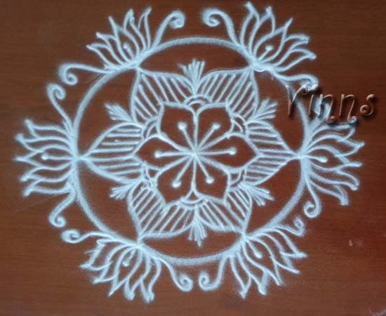 Flower Kolam-9