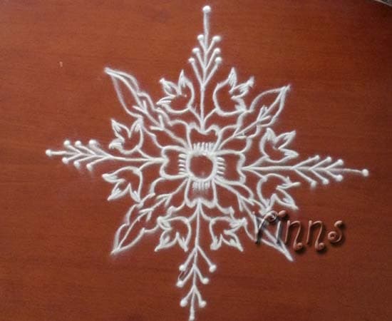 Flower Kolam-12