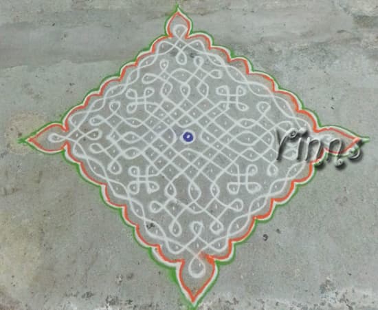 Independence Day Kolam