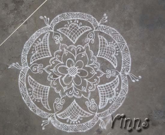 Flower Rangoli -4