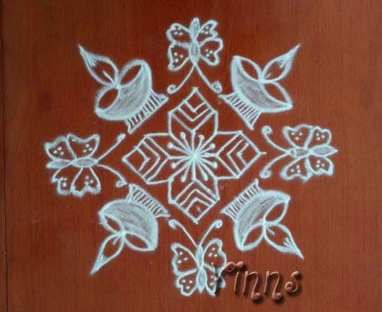 Kaarthigai Deepa Kolam - 3