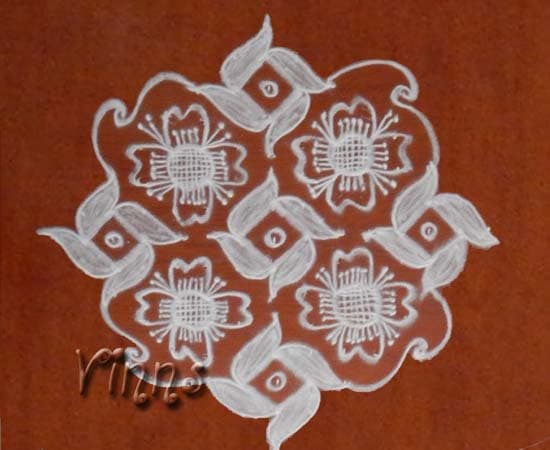 Margazhi Kolam - Day 9