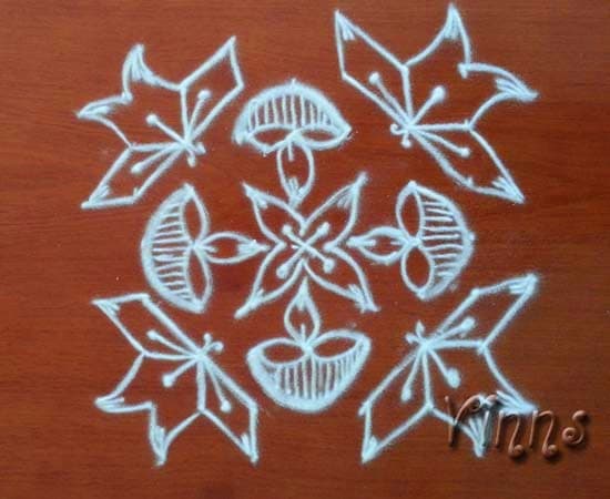 Kaarthigai Deepa Kolam-1