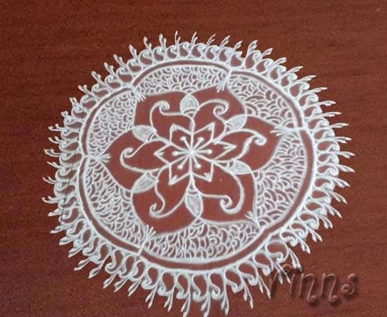 Margazhi Kolam - Day 15