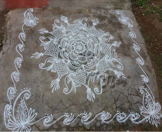 Paisley Kolam -4
