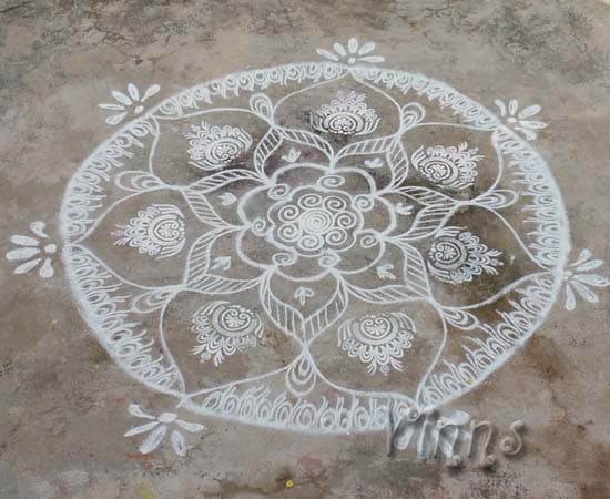 Freehand Kolam - 7
