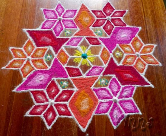 Flower Kolam-16