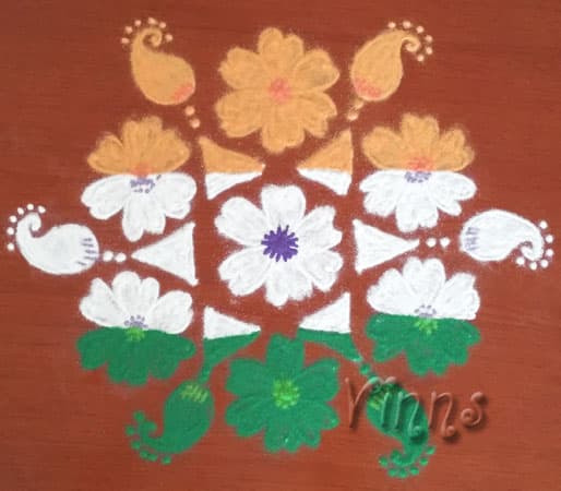 Independence Day Kolam - 2