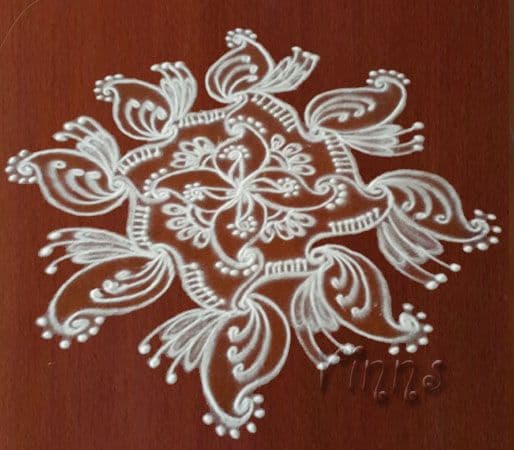 Paisley Kolam - 6