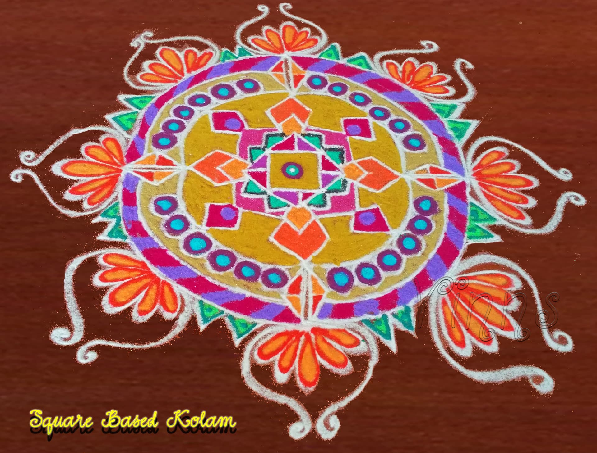 Freehand Rangoli -6