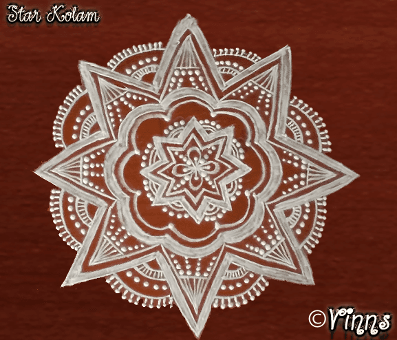 Rangoli In White - 3