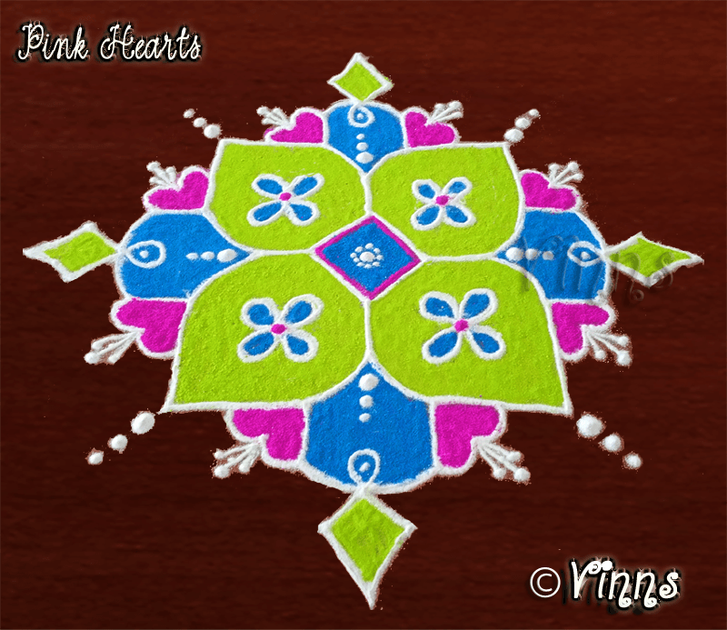 Valentines Special Kolam -2
