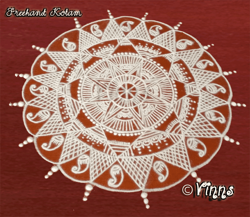 Round Rangoli - Mandala