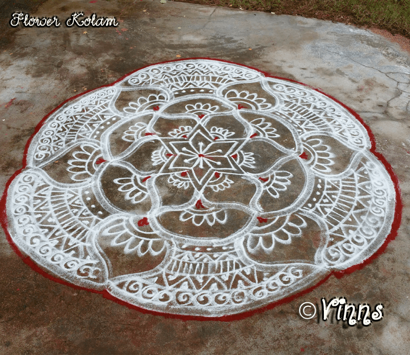 Round Rangoli, Muggulu, Kolam