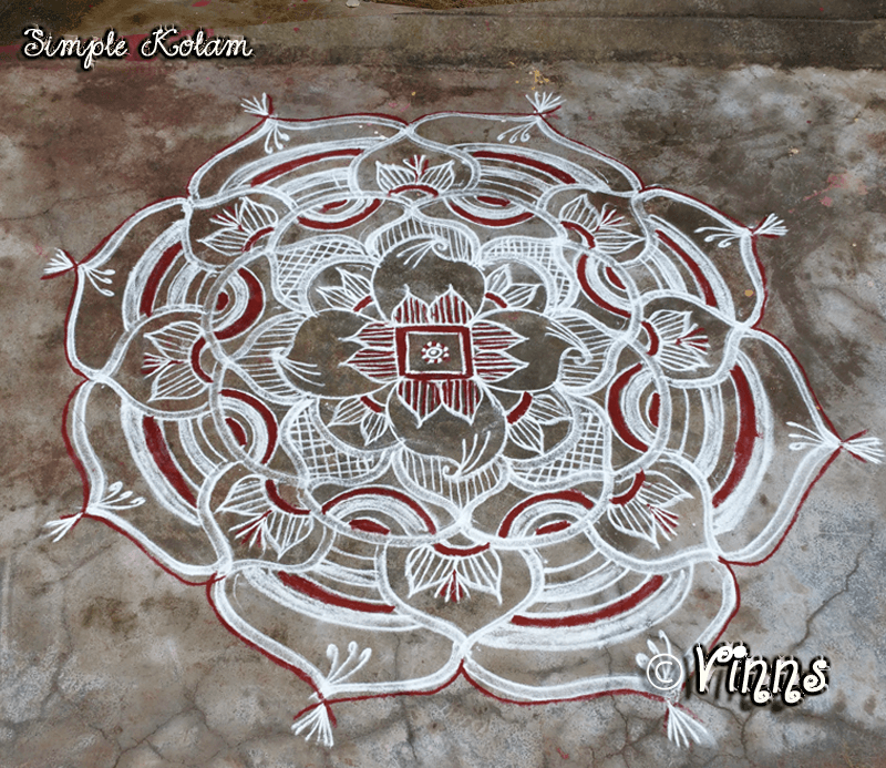Freehand Kolam with Kavi