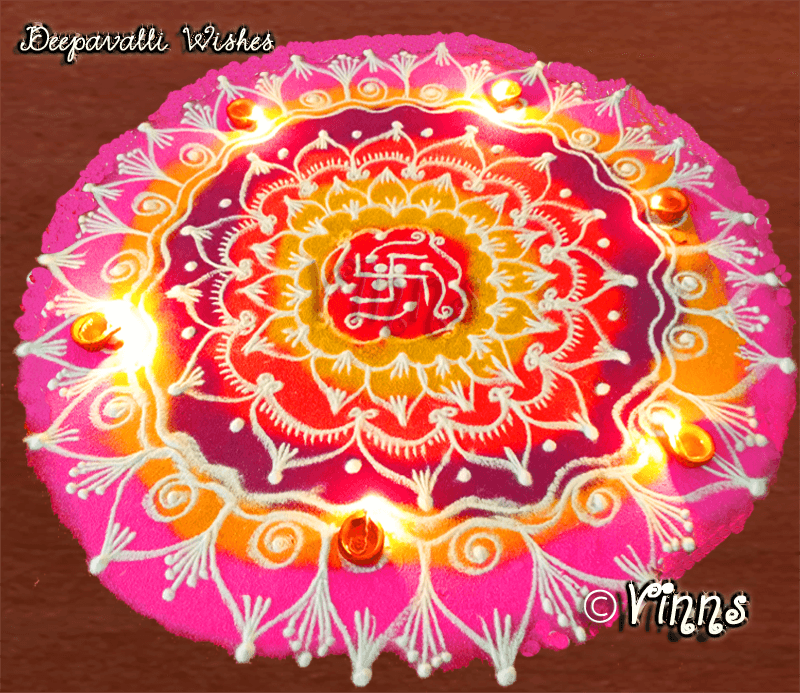 Diwali, Deepavalli- Sanskar Bharati Rangoli