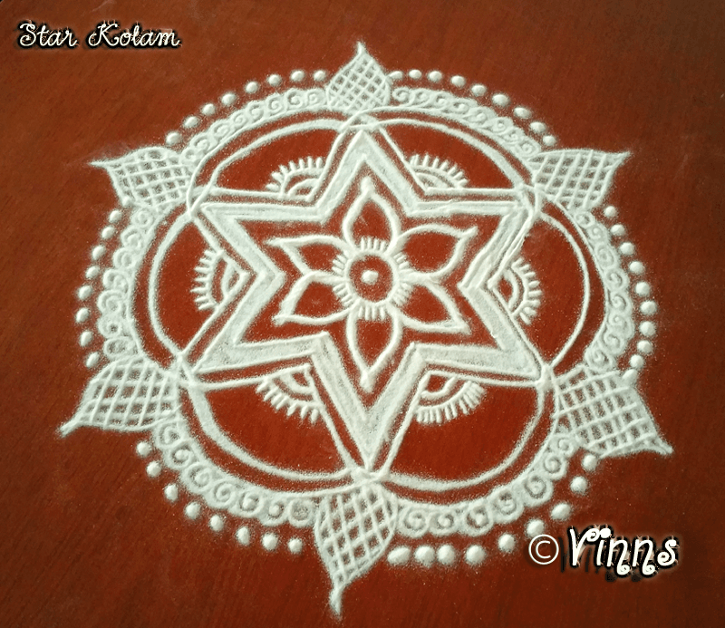 Freehand Kolams - Collection of Small Round Rangoli, Mandalas,Muggulu