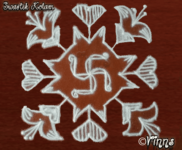 Swastik Kolams - Collection of Small kolams