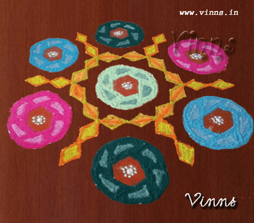 15 dots Kolam