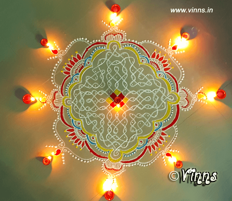 Karthigai Deepam - Sikku Kolam - 162