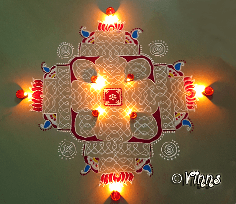 Karthigai Kolam,- Sikku Kolam - 163