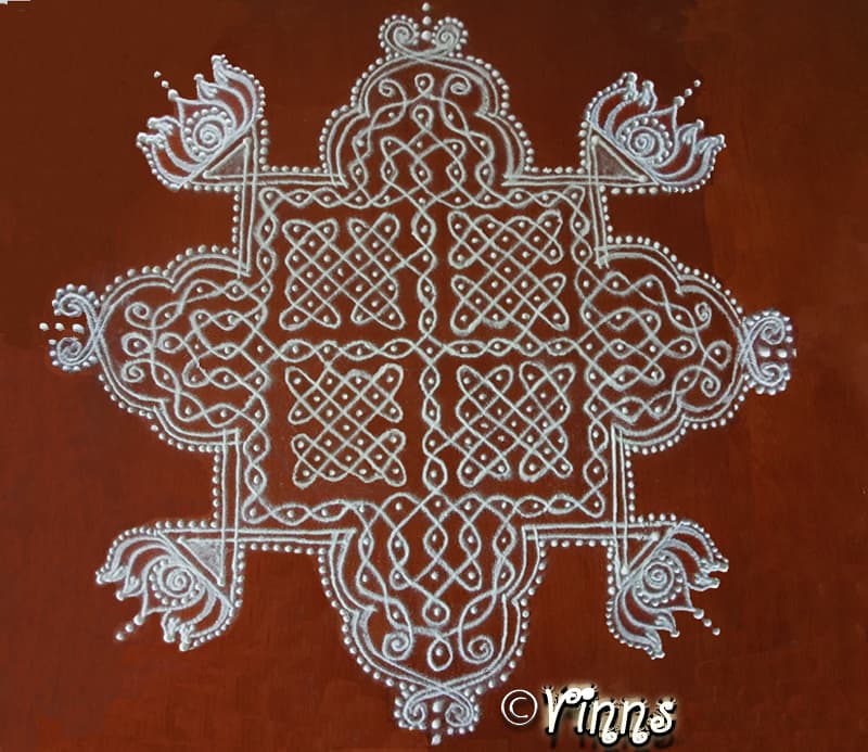 19 Dots Sikku Kolam || Tippudu Muggulu