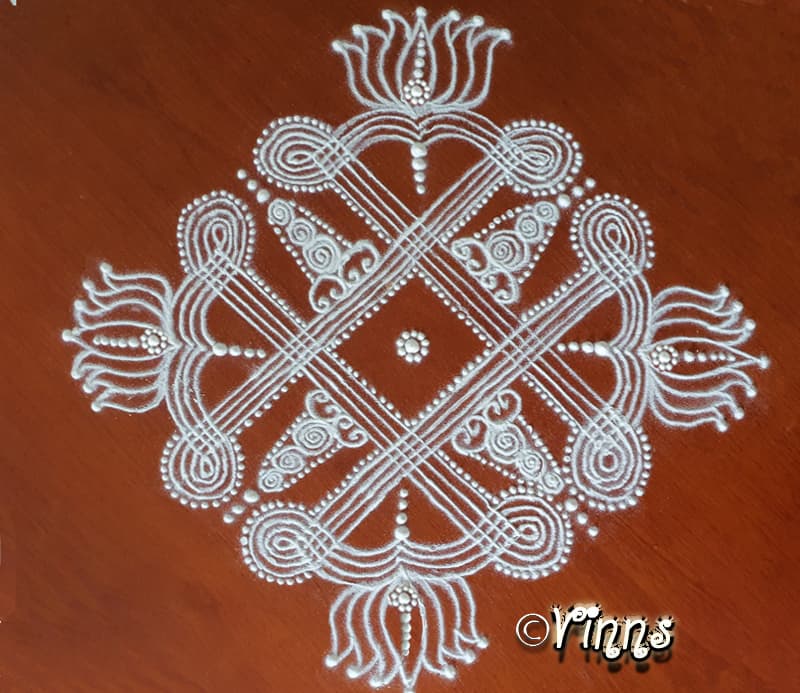 Aadi Velli Kolam || Padikolam || Kanya kolam