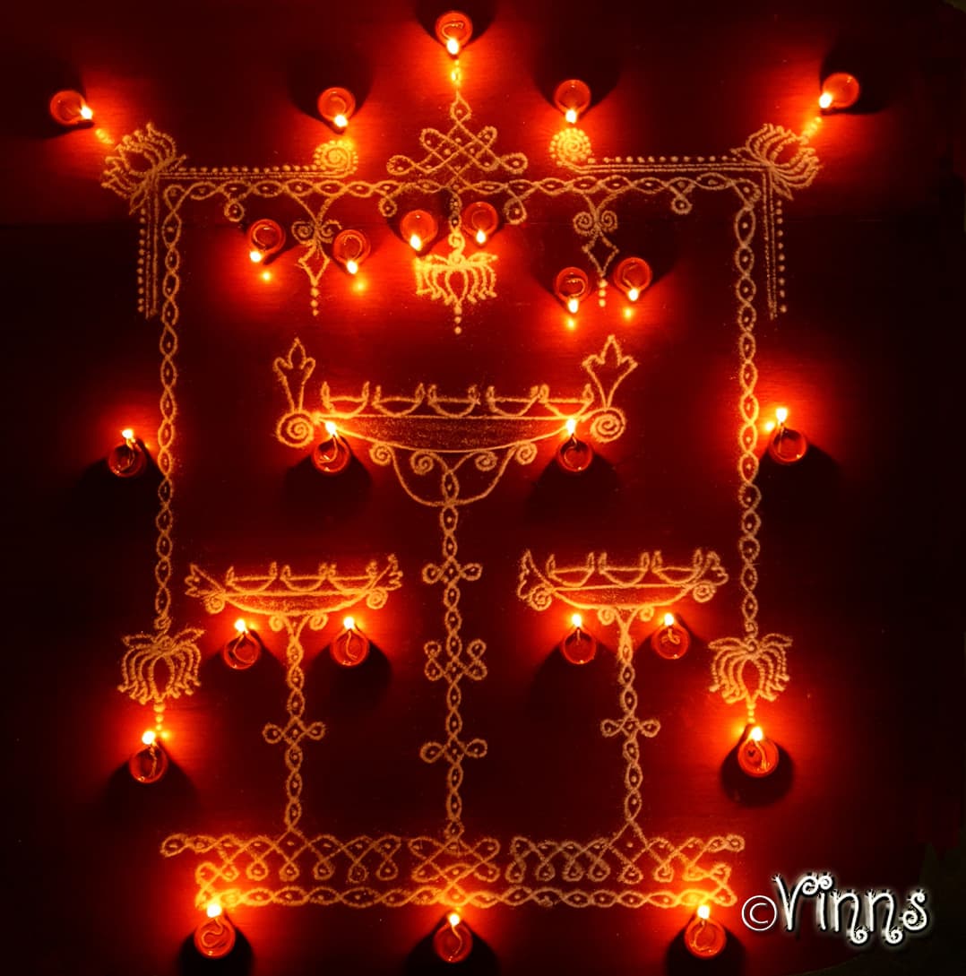 Vanchi Vilakku || Karthigai Kolam || Boat Shaped Vilakku || Kerala Lamp