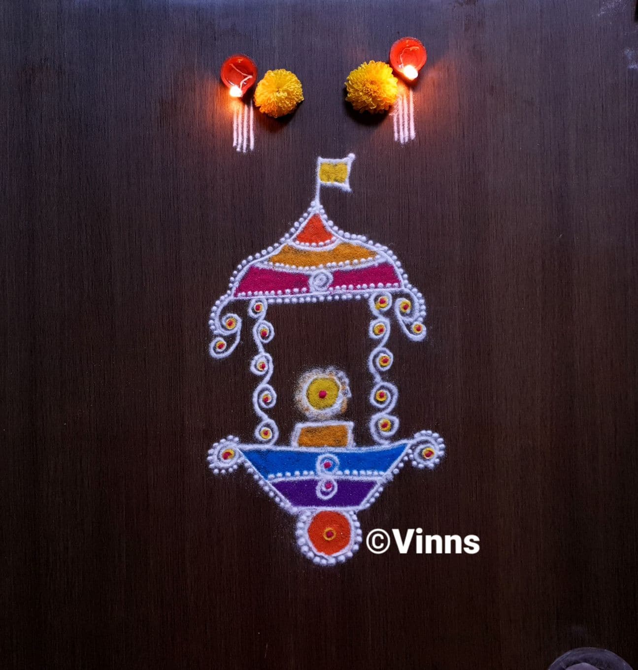 RATHA SAPTAMI KOLAM || THER KOLAM || SURYA JAYANTHI KOLAM || MUGGULU