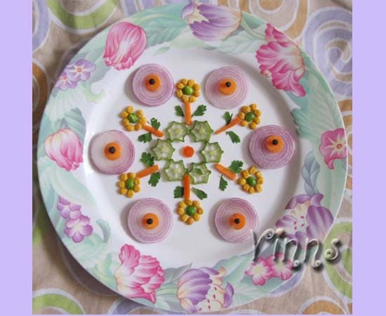 Vegetable Rangoli