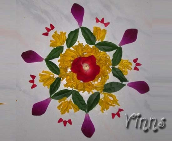 Flower Rangoli -5
