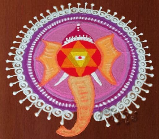 Ganesh Chaturthi Kolam