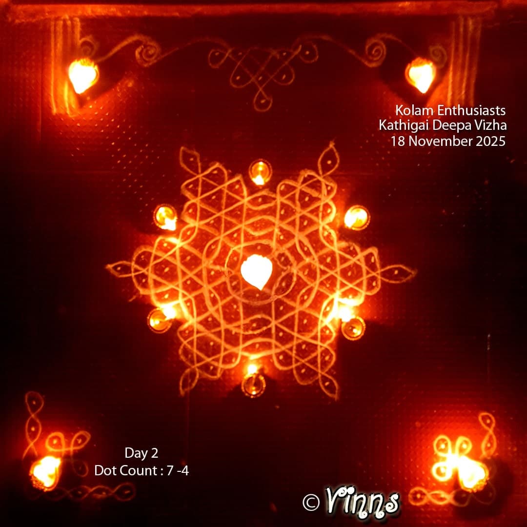 Karthigai Deepam Kolam