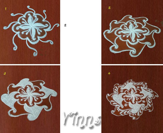 muggulu, small dotless kolam