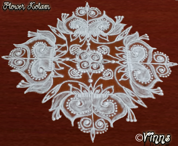 lotus, kamal, kamala padam, muggulu