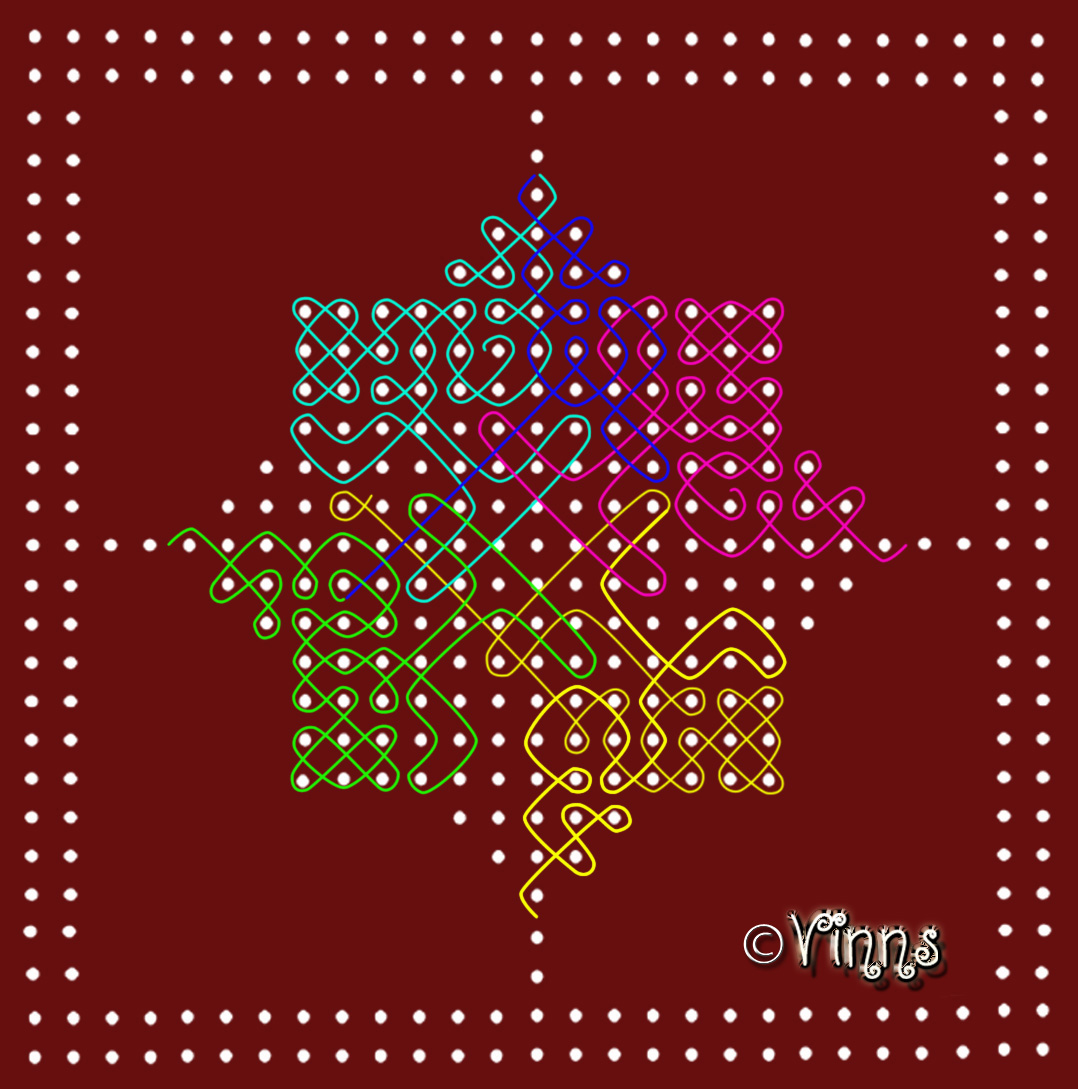 muggulu, margazhi kolam, big kolam, sikku kolam, chikku kolam, neli kolam, design kolam